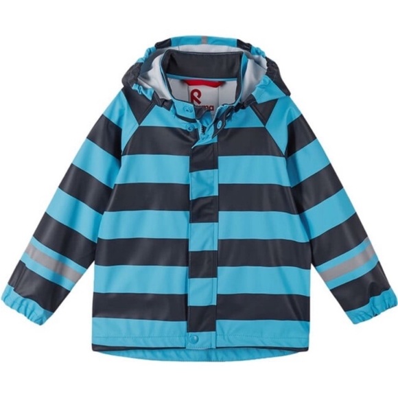 Reima Other - Reima Kids' Vesi Raincoat in Blue Sky Stripe—3T